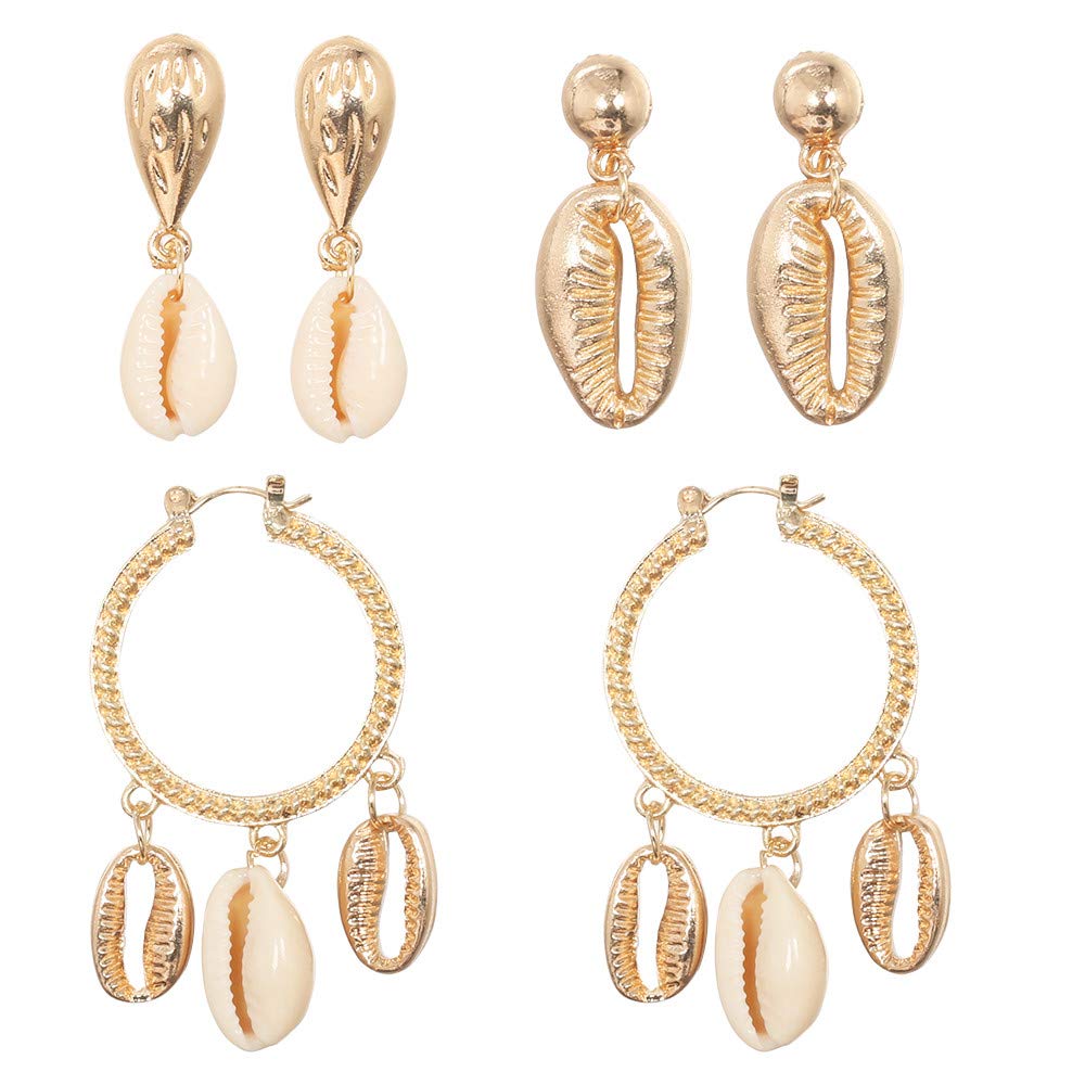 Fenleo Feather Charm Dangle Earrings for Women & Girls - Lightweight, Cute & Stylish Boho Jewelry - Perfect for Parties, Weddings & Everyday Wear