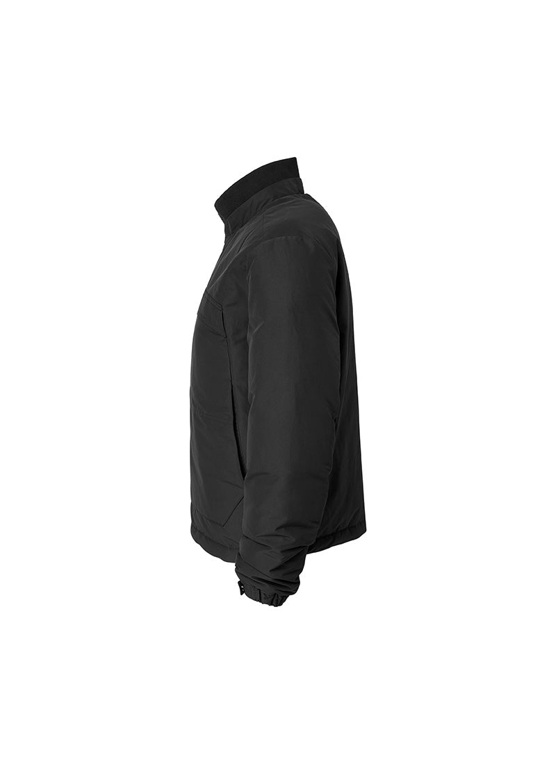 Women's High Neck Goose Down Blouson Jacket - Warm Winter Puffer Coat for Outdoor Activities & Casual Wear