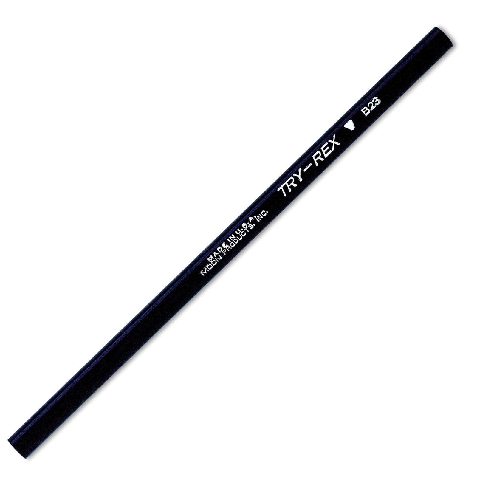 JR Moon Pencil JRMB23 Try Rex Wooden Pencils - No Eraser, 1.73