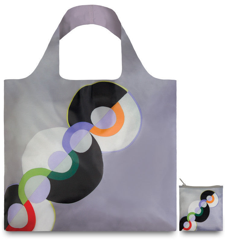 LOQI Museum Collection Tote Bag - Tate London | Eco-Friendly Reusable Shopping Bag for Groceries, Books & Travel