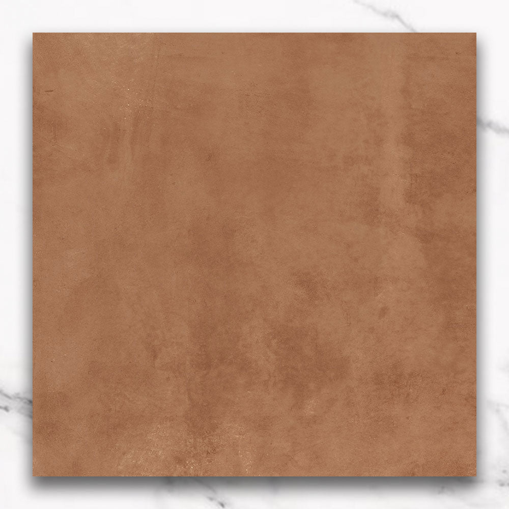 Tuscan Clay 600x600 Matte Terracotta Look Porcelain Floor Tile - Perfect for Kitchen, Bathroom & Outdoor Patio Decor