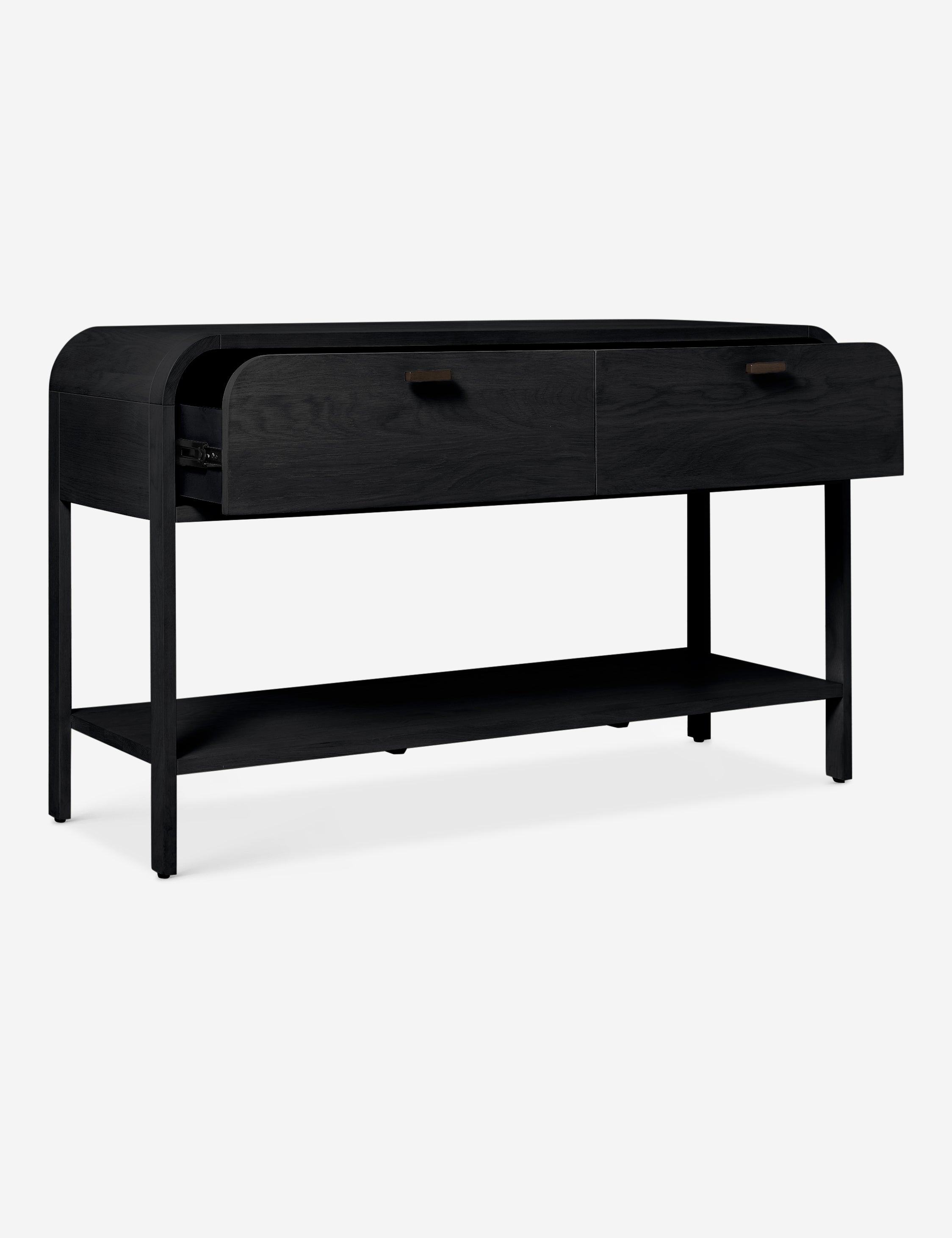 Modern Brooke Console Table - Entryway Sofa Table with Storage Shelf - Perfect for Hallway, Living Room & Bedroom Decor