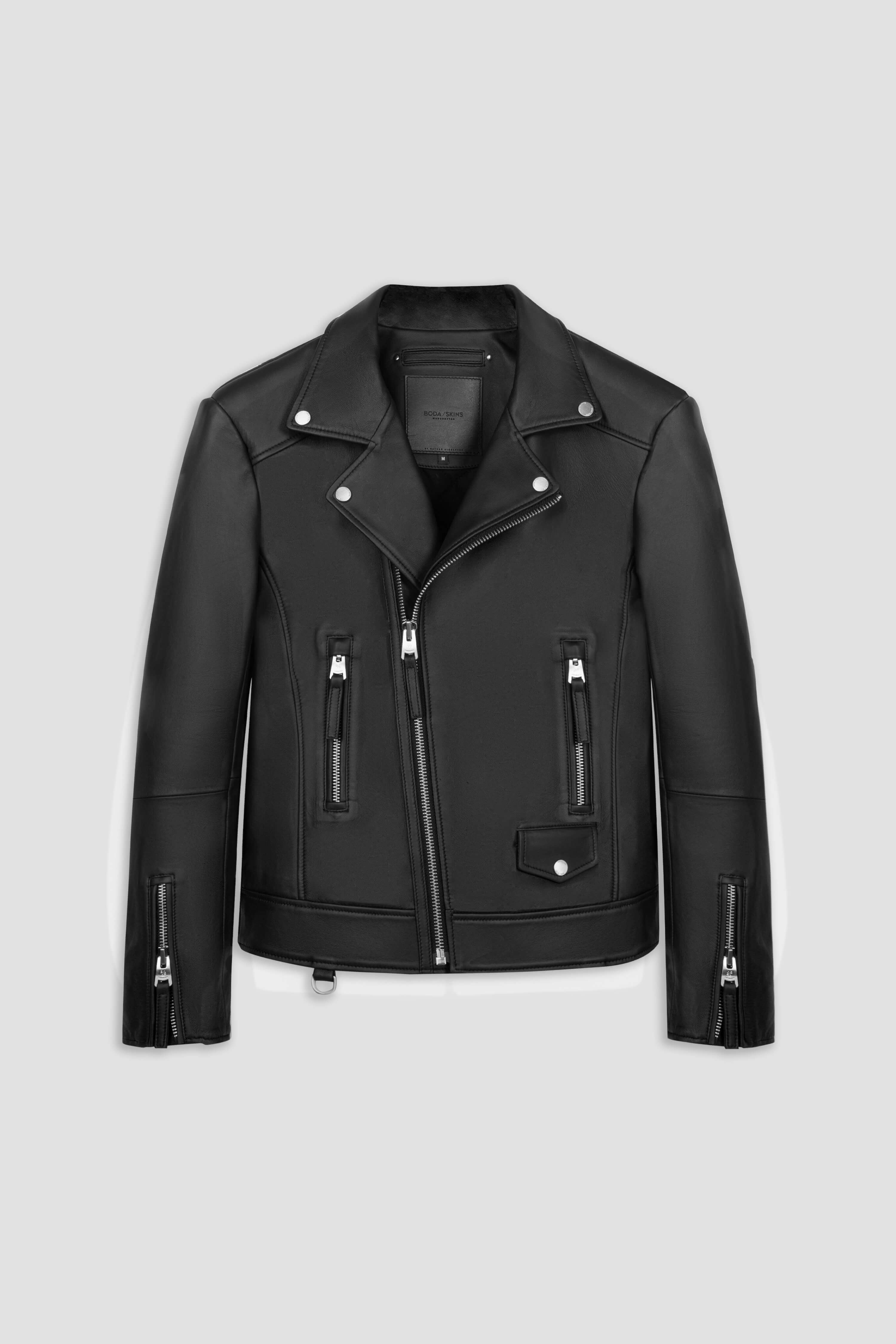 Premium Men's Biker Jacket - Stylish Leather Motorcycle Jacket for Men - Perfect for Riding, Casual Wear & Outdoor Adventures