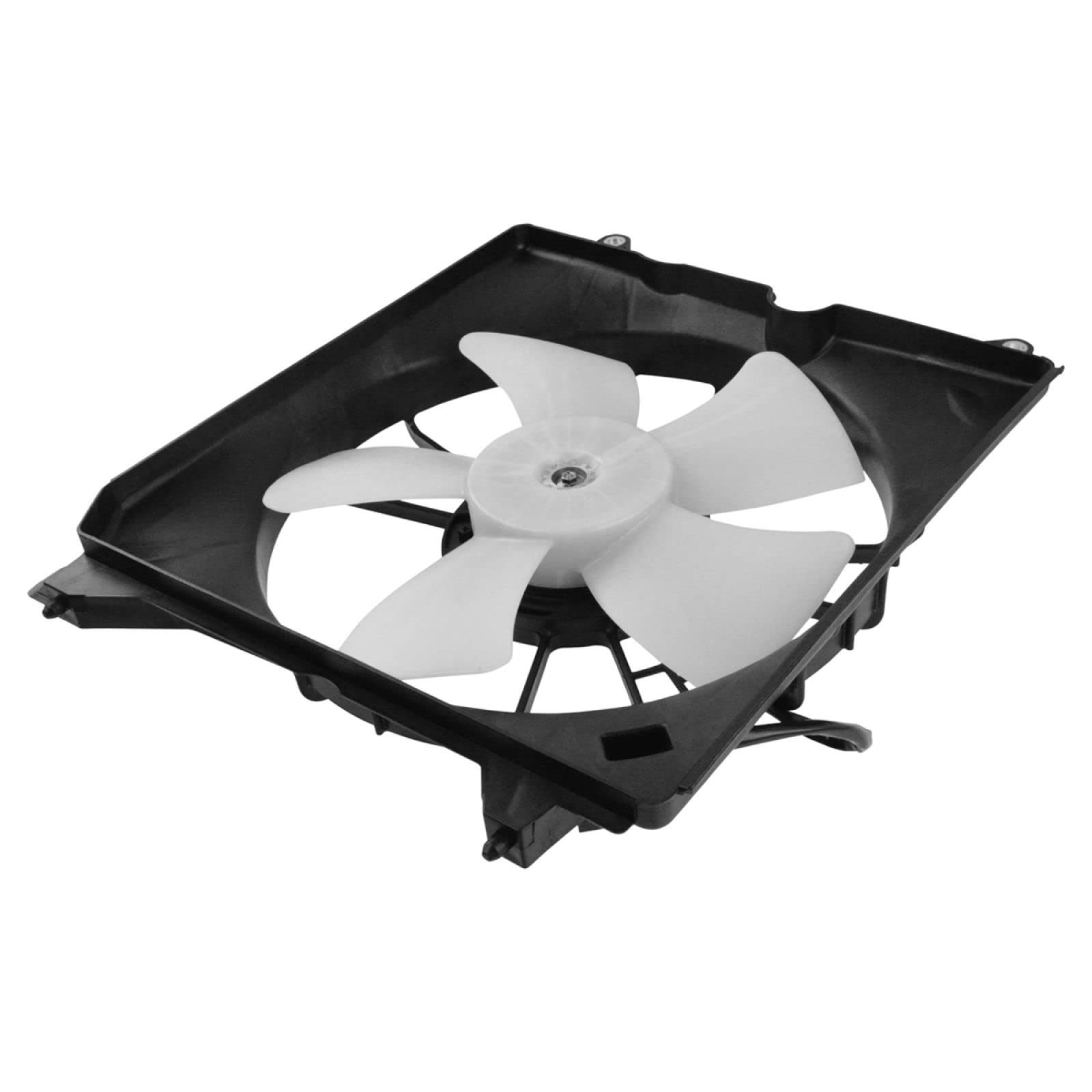 TRQ Radiator Cooling Fan Assembly Replacement for 2013-2017 Honda Accord 2.4L 4-Cylinder - HO3115162 - Perfect for Engine Overheating Prevention & Summer Driving