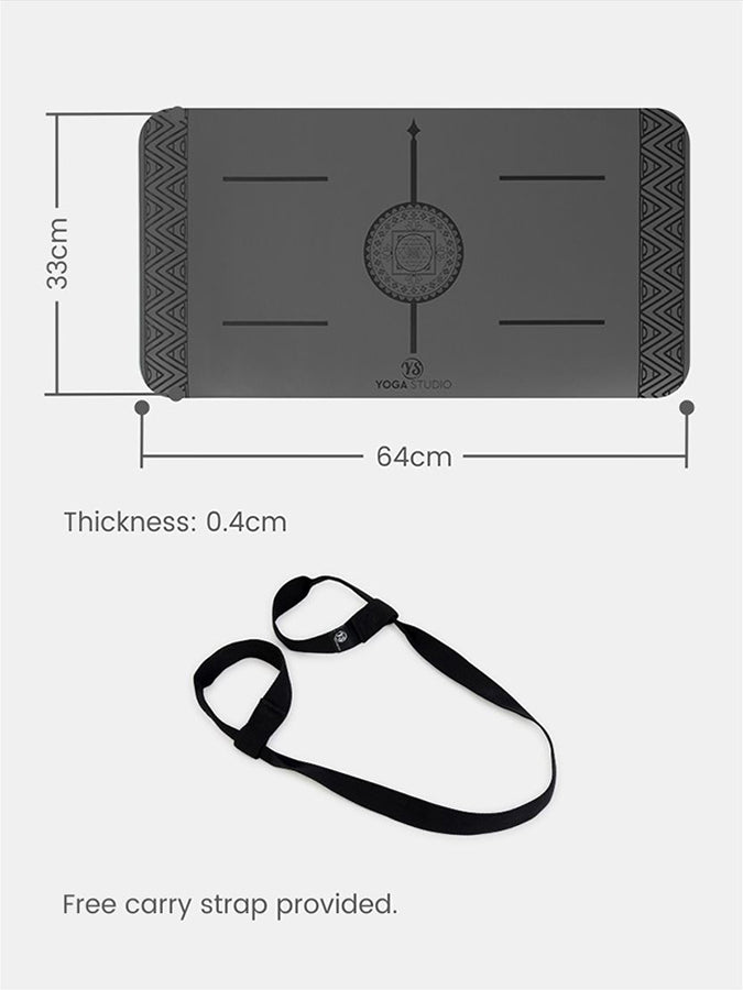 Non-Slip Yoga Knee Pad - The Grip Mini Mandala Mat for Yoga, Pilates & Meditation | Comfortable Cushion for Hard Floors | Perfect for Home Studios, Gyms & Outdoor Practice