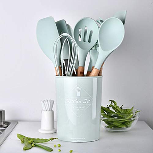Premium Kitchen Cooking Tools Set - Soup Spoon, Spatula, Brush, Scraper & Pasta Server | Egg Beater & Multi-Purpose Kitchenware for Baking, Cooking & Serving | Perfect for Home Chefs & Restaurant Use