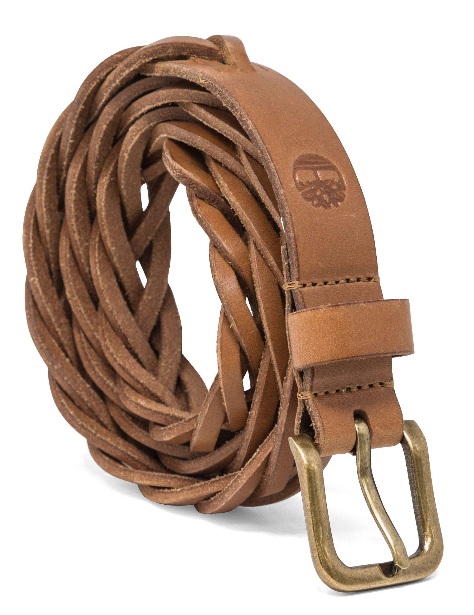 Timberland Women's Genuine Leather Casual Belt - Adjustable Waist Strap for Jeans & Pants | Perfect for Everyday Wear, Office & Outdoor Activities