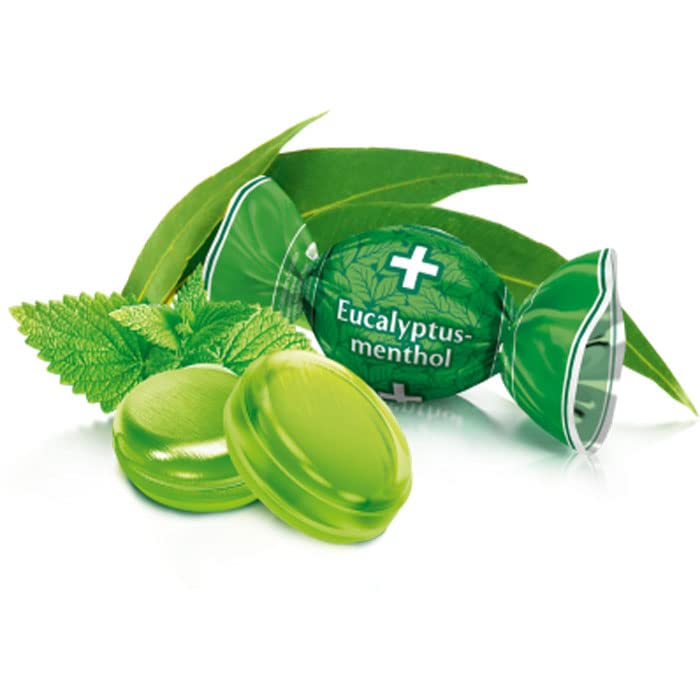 HolanDeli Eucalyptus Menthol Candy - 1 LB Bag | Refreshing Breath Mints for Cough Relief, Sore Throat & Travel | Natural Herbal Drops for Fresh Breath & Cold Symptoms