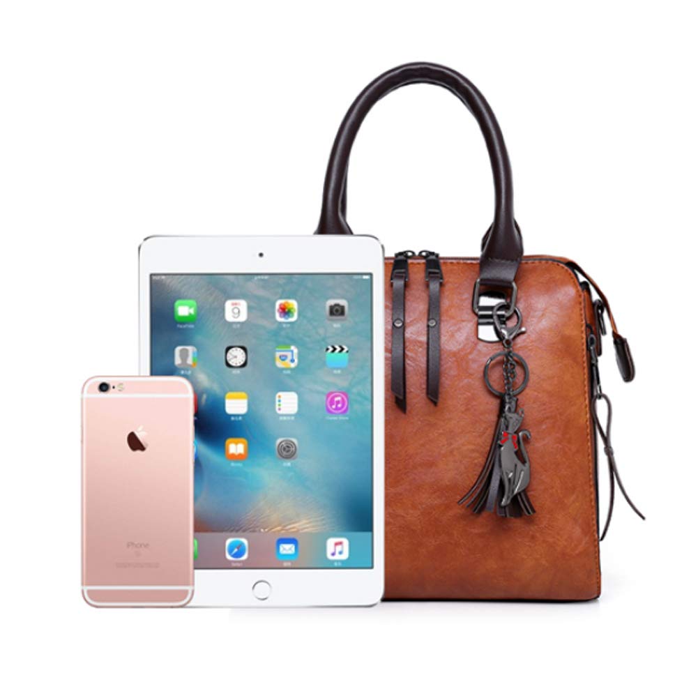 Segater® Women's Fashion Handbag Set - Faux Leather Tote, Shoulder Bag, Purse & Card Holder (4-Piece) | Perfect for Work, Travel & Everyday Use