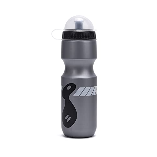 750ML Bike Water Bottle - Lightweight & Leak-Proof Cycling Water Bottle for Mountain/Road Bikes | Durable Outdoor Sports Bottle with Holder | Perfect for Cycling, Hiking & Gym Workouts (Grey)