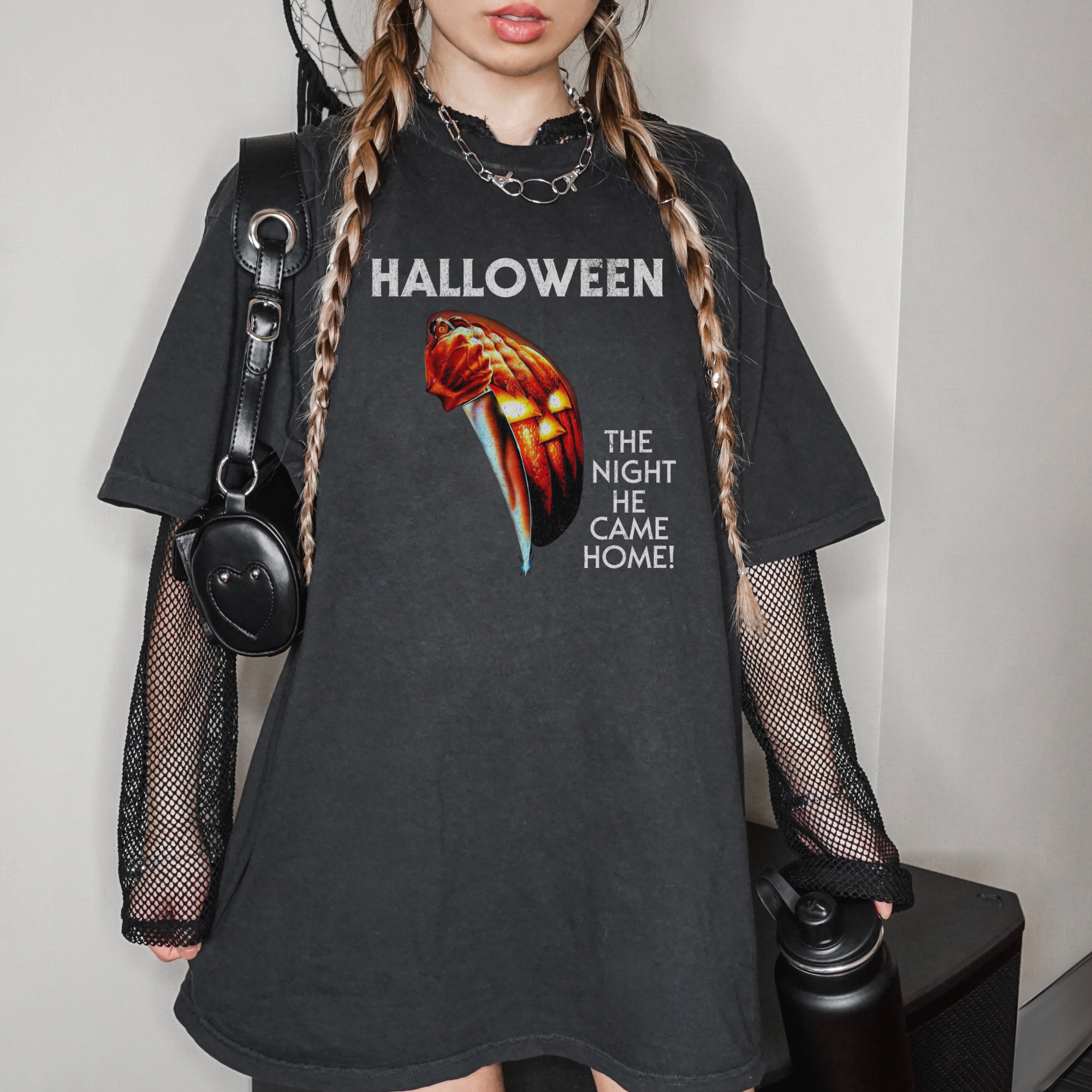 The Night He Came Home Shirt - Horror Movie Fan T-Shirt - Halloween Costume & Scary Movie Night Outfit