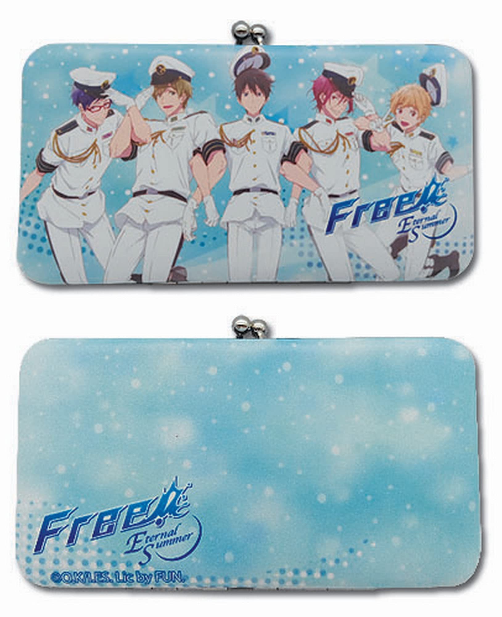 Free! Anime 2-Fold Hinge Wallet - Great Eastern Entertainment Official Merchandise - Perfect for Cosplay, Conventions & Anime Fans