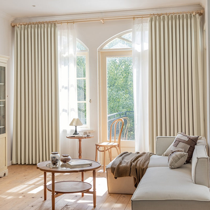 Viviana Chenille Blackout Thermal Custom Curtains for Bedroom & Living Room - Energy Efficient Light Blocking Window Treatments