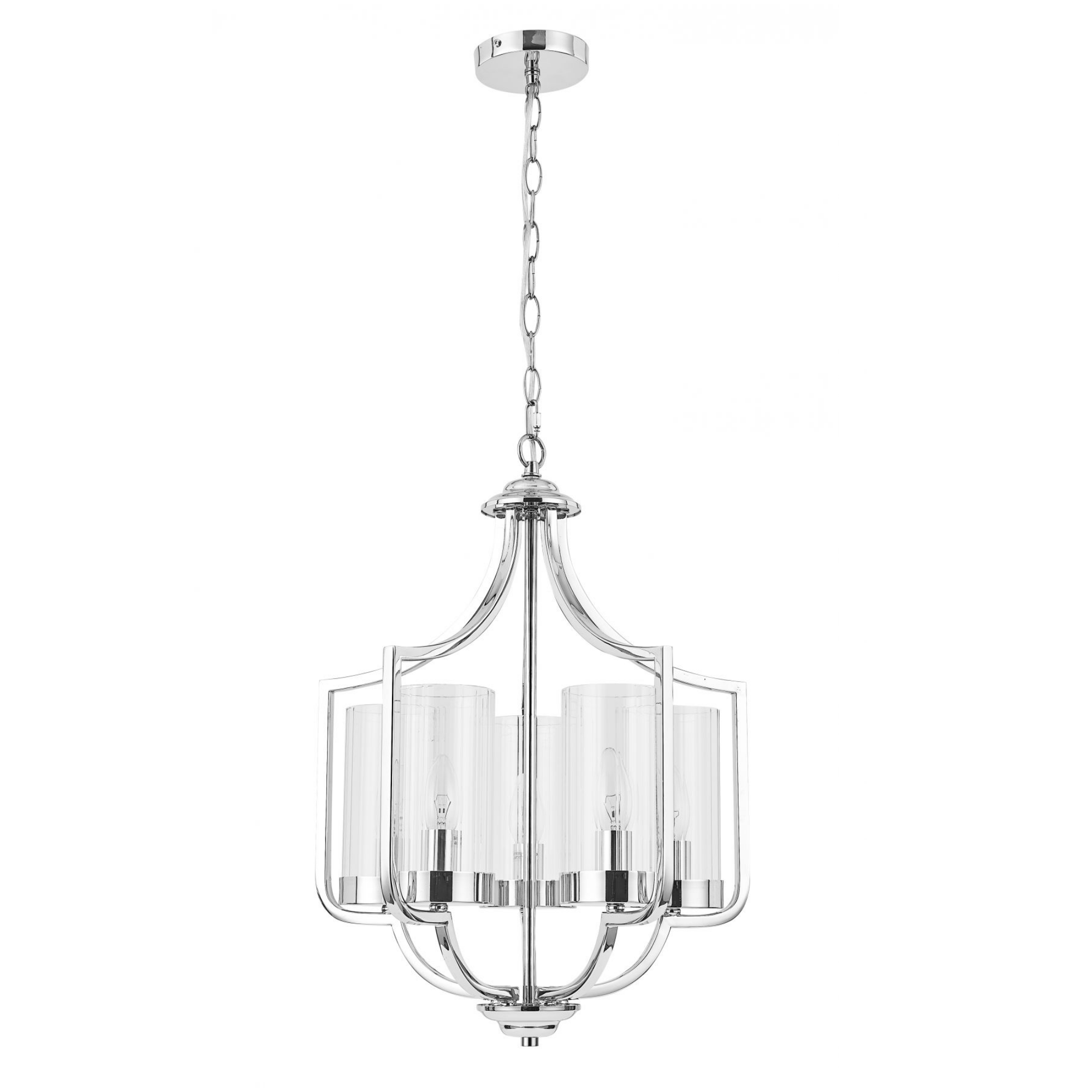 Ashley 3/5Lt Center Ceiling Light - Modern Flush Mount Lighting for Living Room, Bedroom & Kitchen | Dimmable LED Fixture for Home Decor