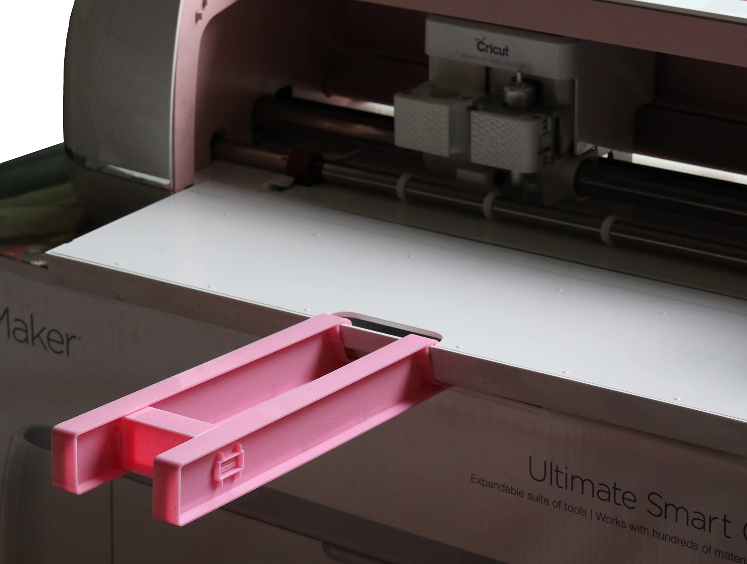 Cricut Maker3 & Maker Extension Tray - Cutting Mat Extender Support for Cricut Maker Series (Pink) | Works with Cricut Mats | Perfect for DIY Crafts, Vinyl Cutting & Scrapbooking Projects