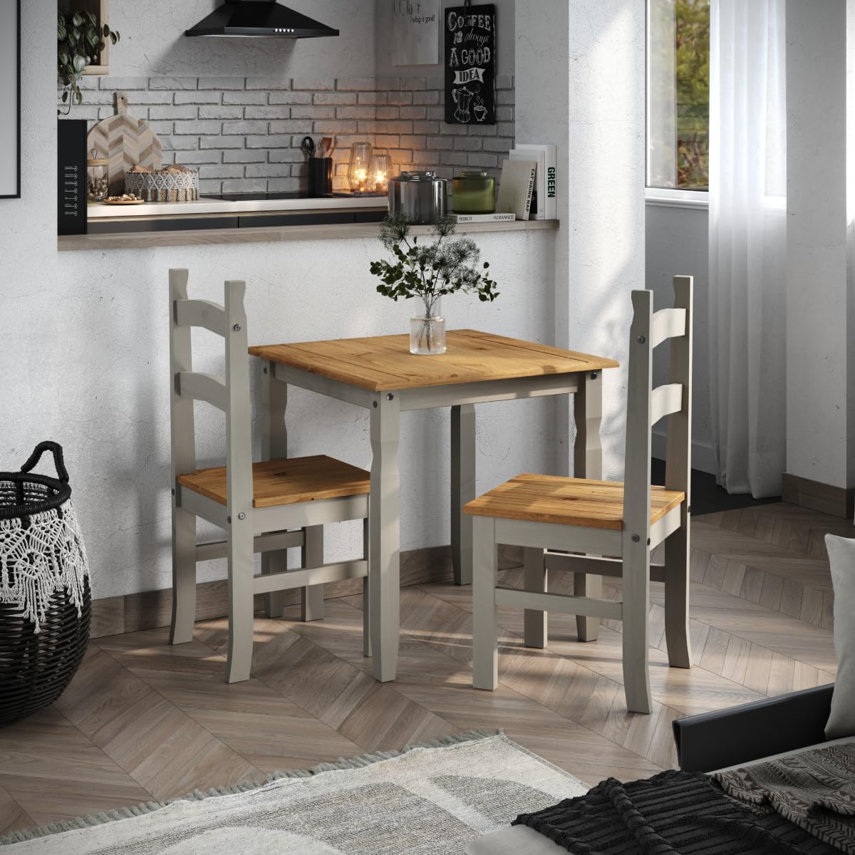 Solid Wood Round Dining Table - 30