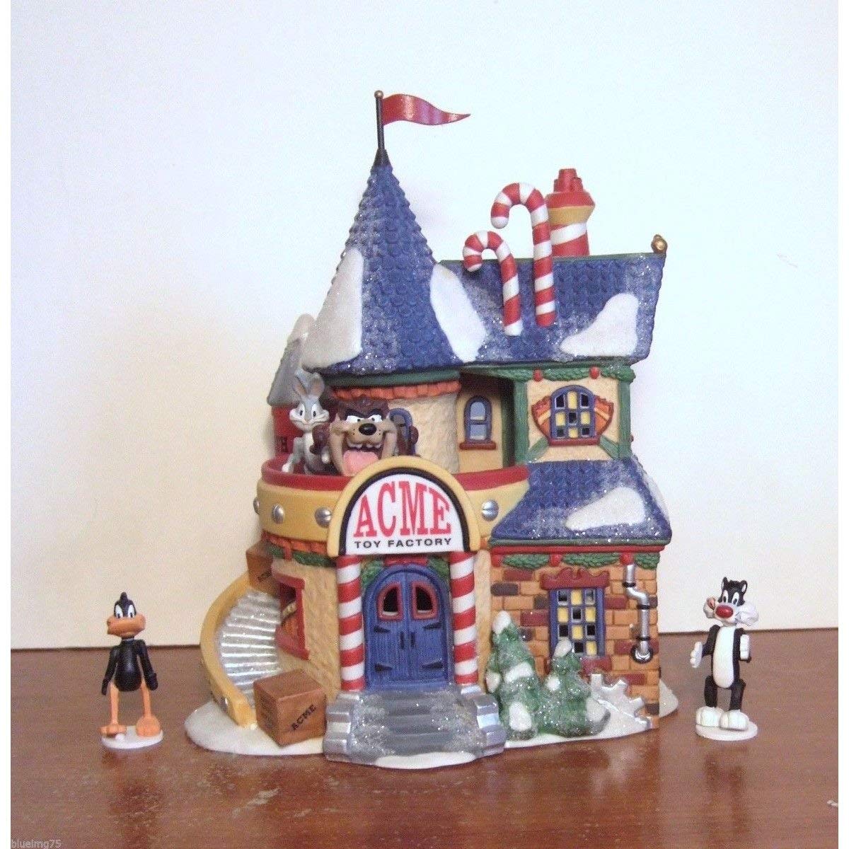 Department 56 North Pole Acme Toy Factory - Collectible Christmas Village Building for Holiday Decorations & Winter Display Scenes