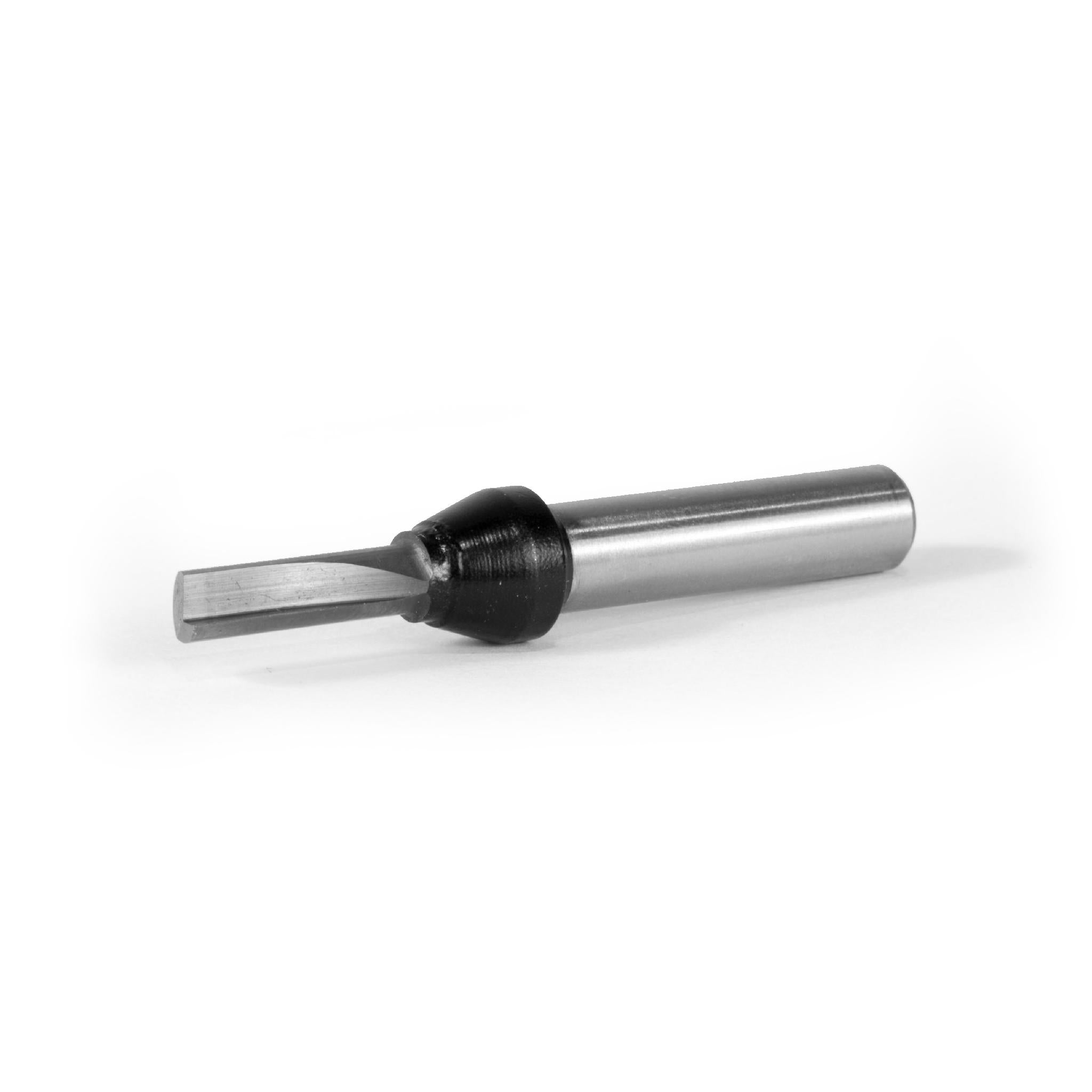 WEN RB002SF 3/16-Inch Straight 1 Flute Carbide Tipped Router Bit with 1/4-Inch Shank - Perfect for Woodworking, Cabinetry, and DIY Projects