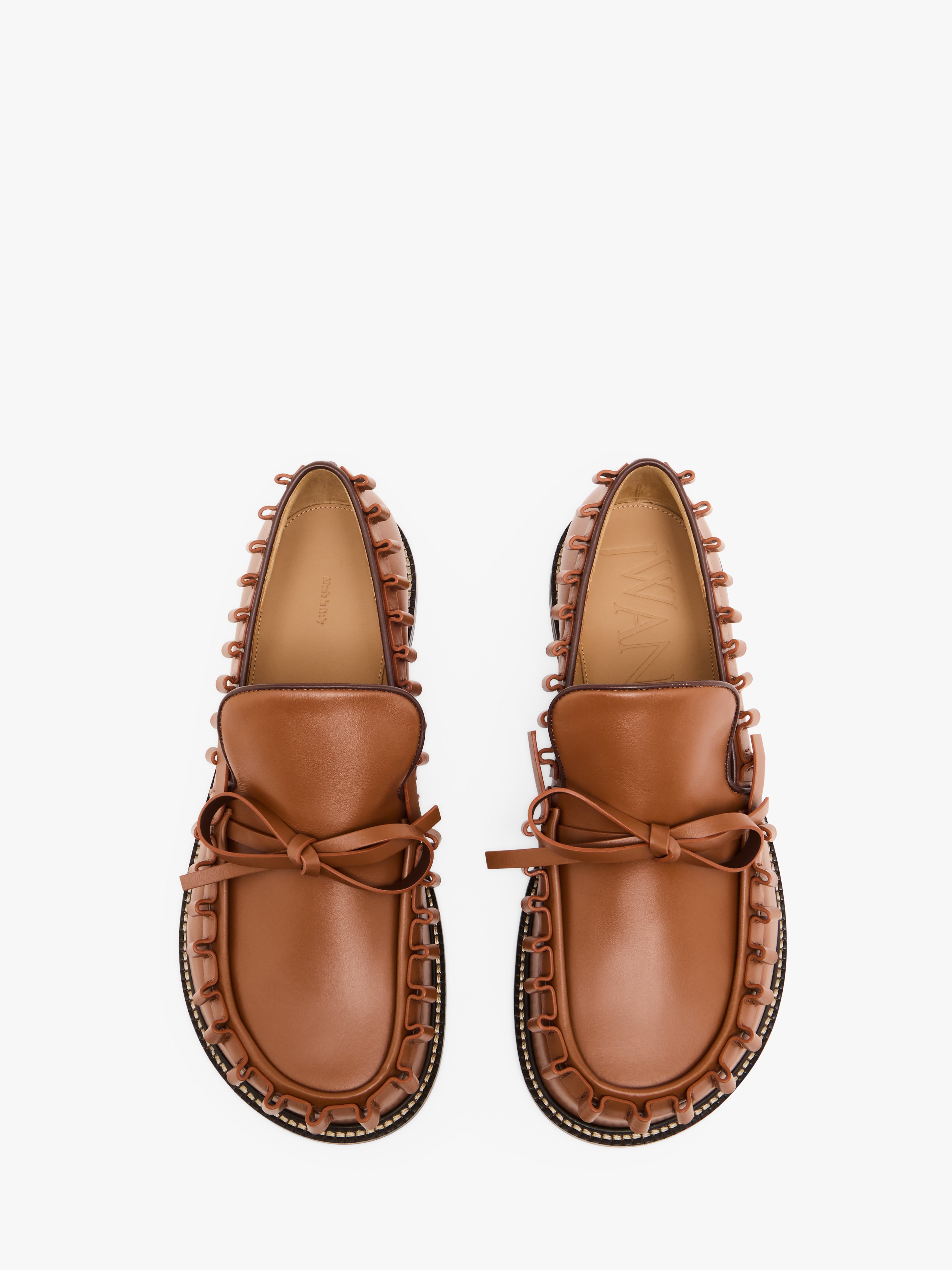 Women's Ruffle Leather Moccasin Shoes - Soft & Comfortable Bohemian Style Slip-On Loafers for Casual Wear, Office & Travel
