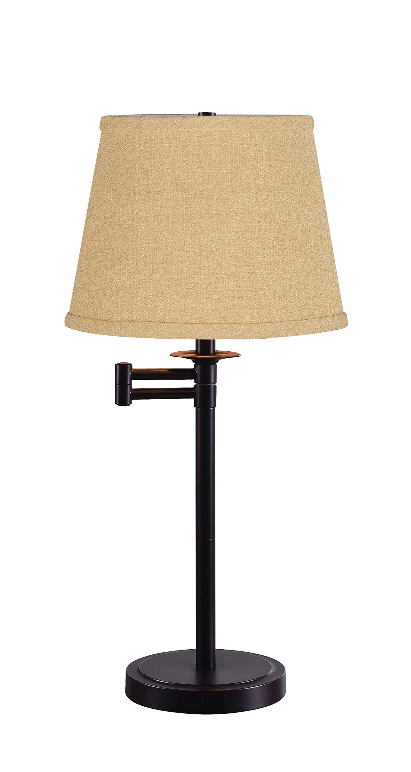 Kenroy Home Sheppard Accent Lamps - Medium Size Oil Rubbed Bronze Finish - Perfect for Bedside Tables, Living Room Decor & Home Office Lighting