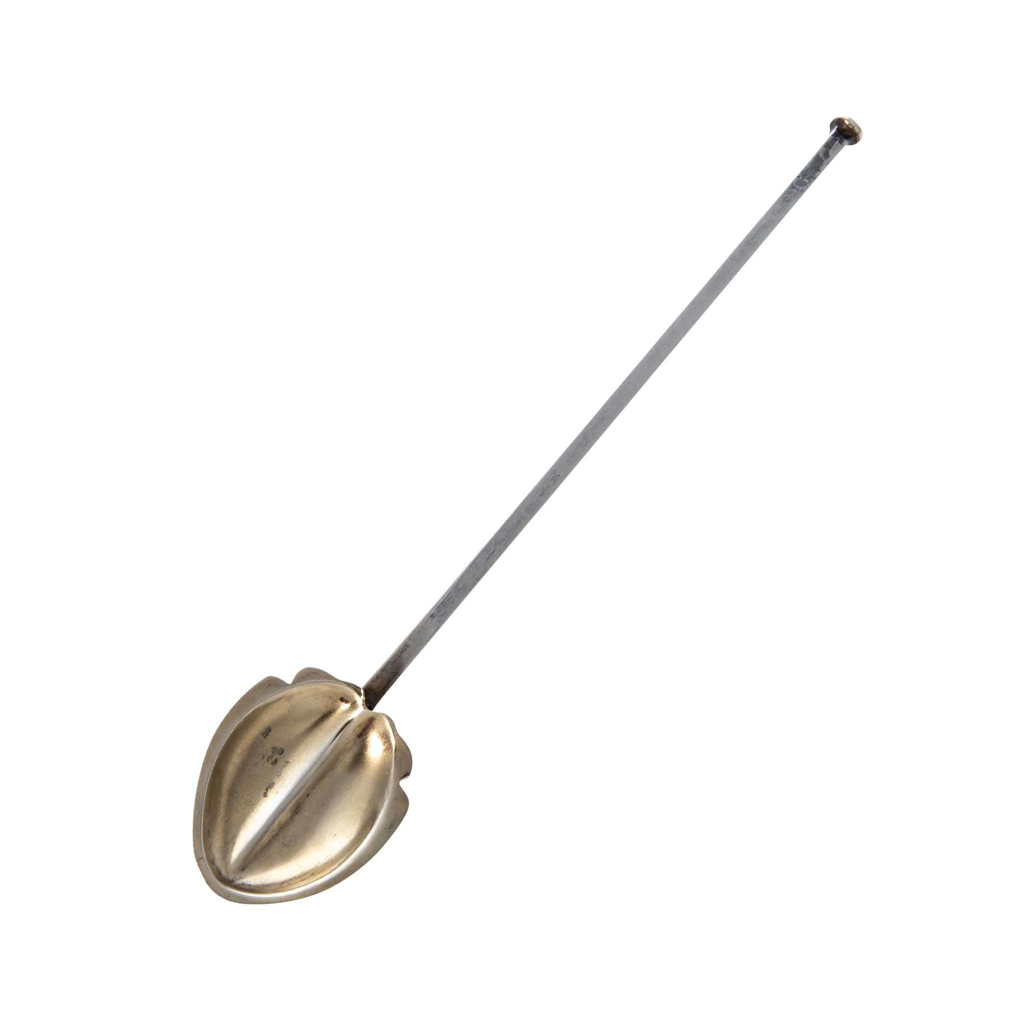 Vintage Sterling Silver Sipper Straw Spoon - Elegant Reusable Drinking Straw & Spoon for Cocktails, Coffee & Tea - Perfect for Parties, Travel & Eco-Friendly Lifestyle