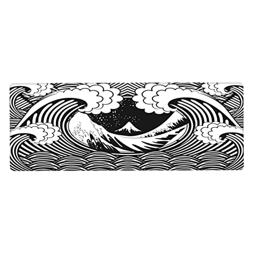 Japanese Black and White Wave
