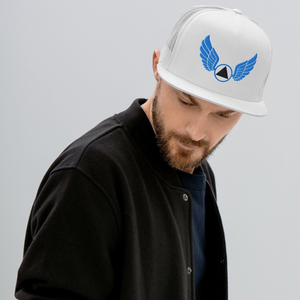 Wings of Recovery Embroidered Trucker Cap - Adjustable Snapback Hat for Men & Women - Perfect for Outdoor Activities, Sports, and Casual Wear