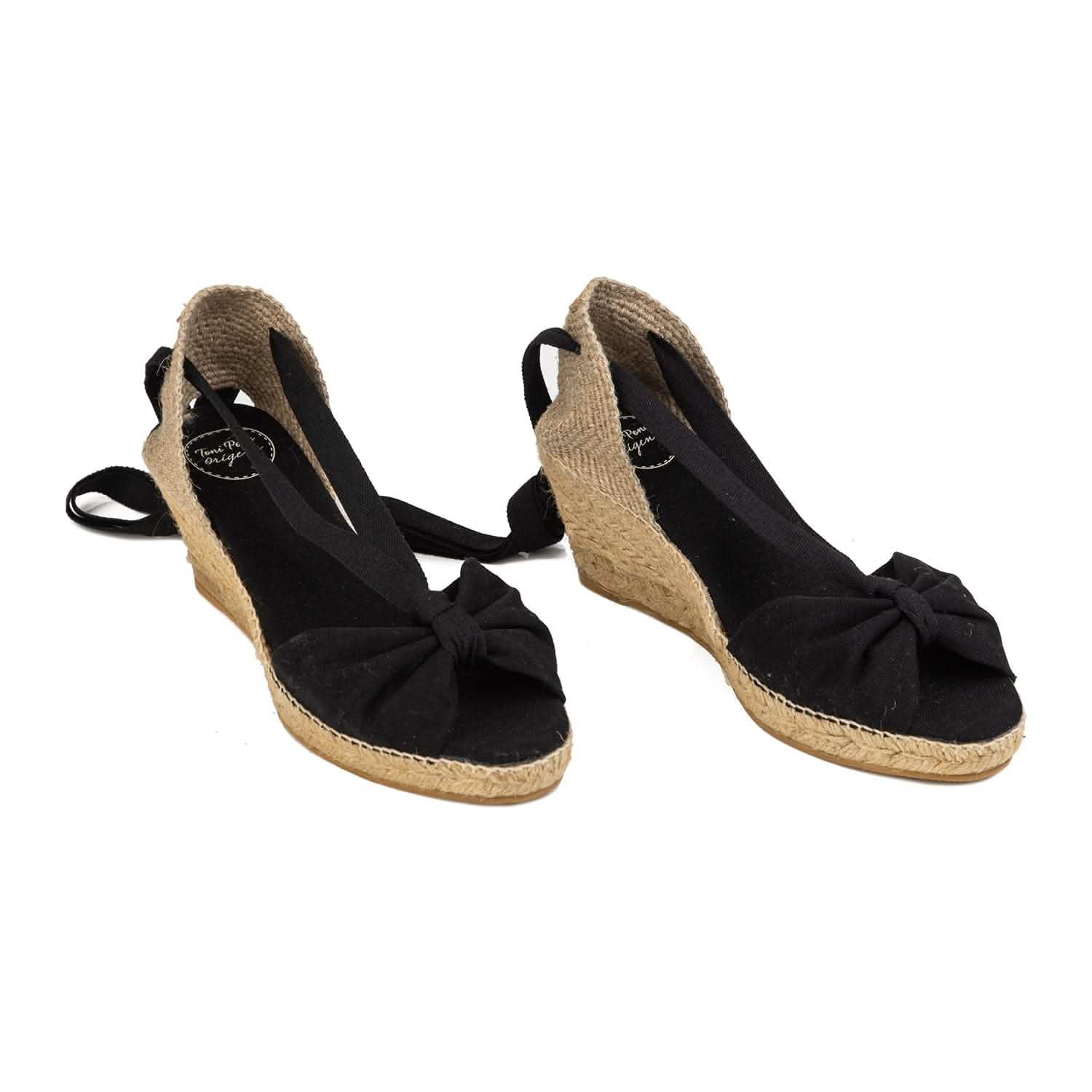 Women's Medium Linen Wedge Heel Espadrilles - Piera 5 Comfortable Summer Sandals for Beach, Vacation & Casual Outings