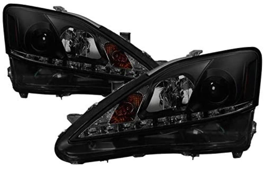 Spyder Auto 5080073 Projector Style Headlights - Black/Smoked for Improved Night Visibility | Perfect for Jeep Wrangler & Off-Road Adventures