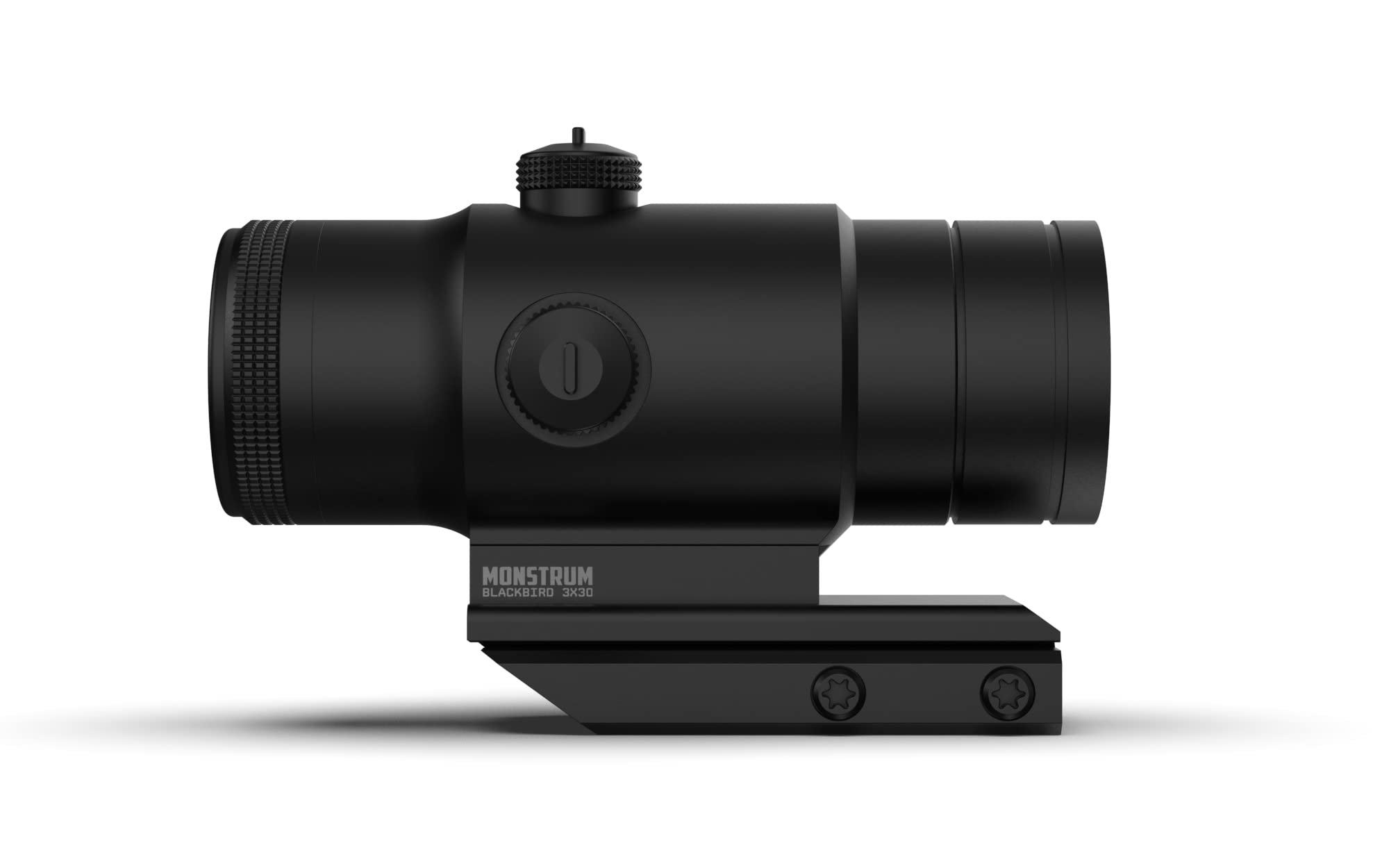 Monstrum Blackbird 3X Prism Scope - High Precision Rifle Scope for Hunting & Tactical Shooting | Compact Optical Sight for AR-15, AK-47 & Long Range Shooting