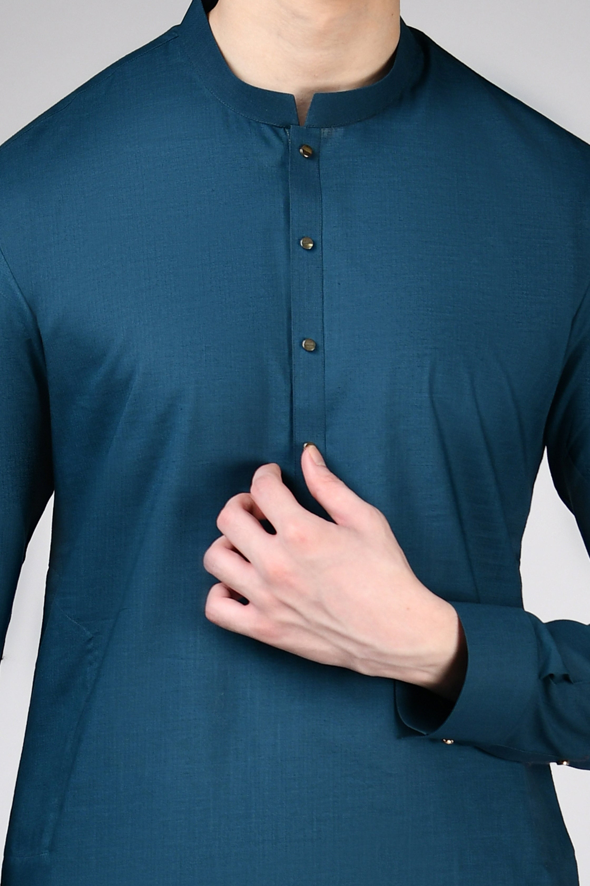 Premium Cotton Green Shalwar Kameez by J. Junaid Jamshed - Traditional Pakistani Outfit for Women, Eid & Wedding Party Wear