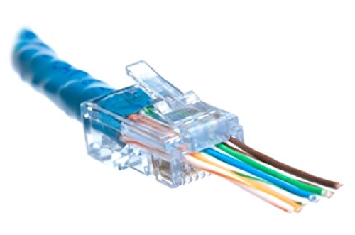 Premium CAT5e RJ45 Pass Through Ethernet Connectors - 50 Pack, Gold Plated for Faster Speeds & Reliable Connections - Ideal for Home Networking, Office Setup & DIY Cable Projects
