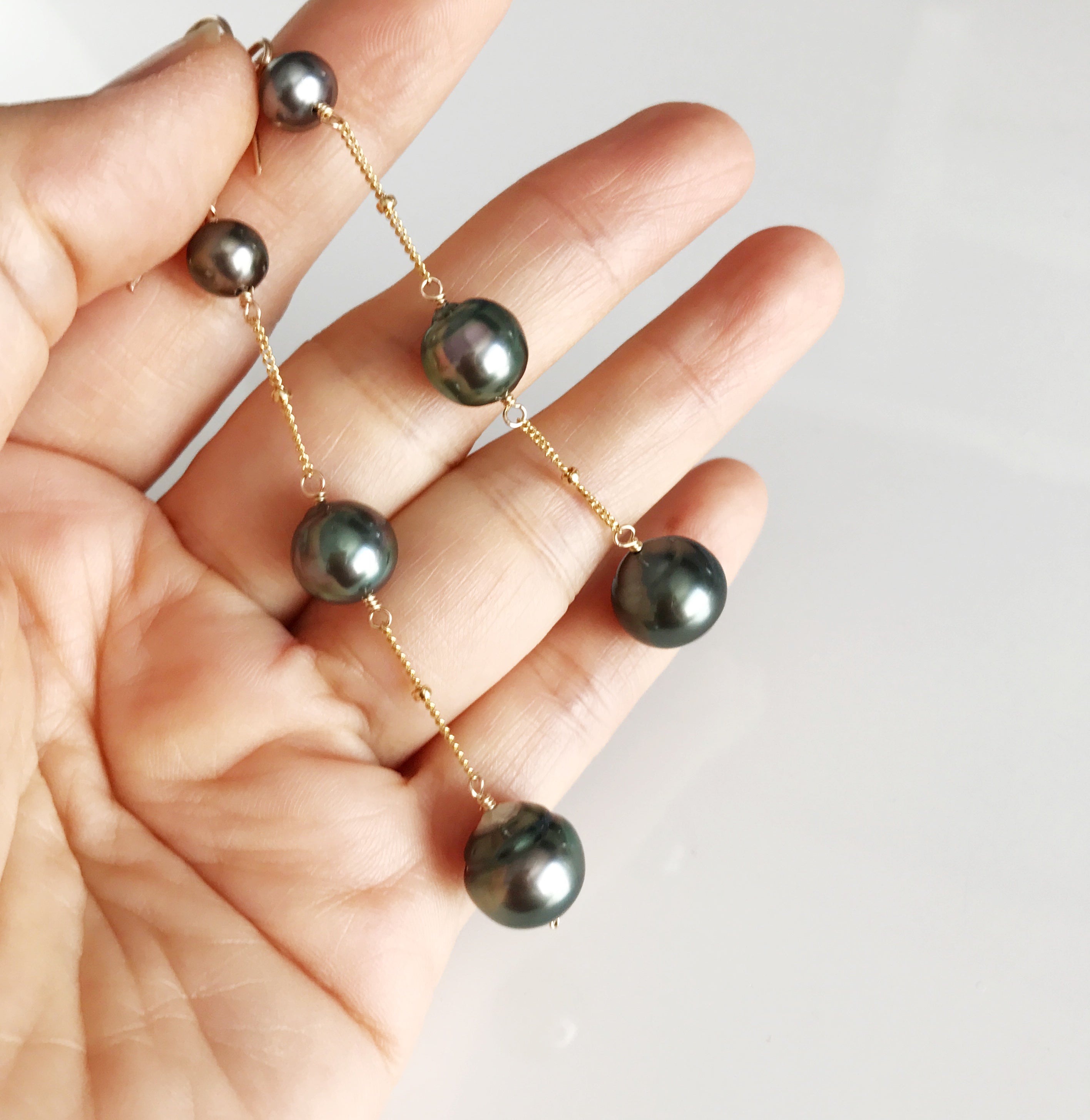 KAIA Elegant Pearl Drop Earrings (E439) - Perfect for Weddings, Parties & Special Occasions
