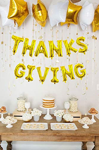 Thanksgiving Party Decorations Set - 50PCS Balloons, Banner, Tableware & Party Supplies for Home Decor, Holiday Celebration, Family Gathering & Festive Events