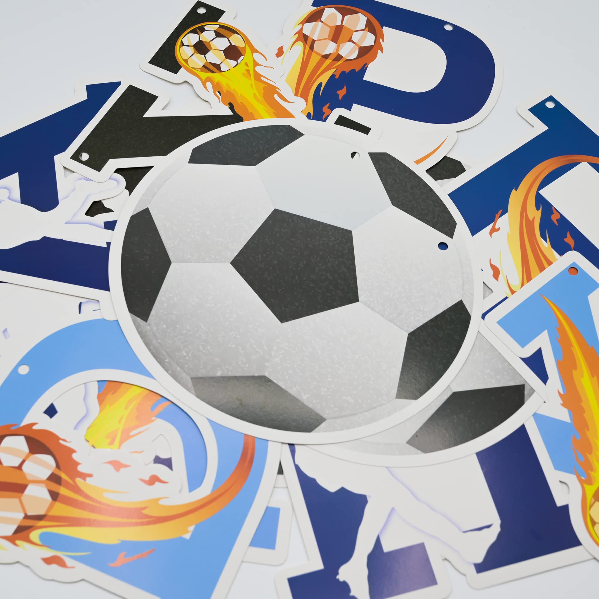 Football Birthday Banner - Happy Birthday Party Decorations for Kids | Custom Bunting Banner for Sports Themed Parties, Game Day Celebrations & Birthday Decor