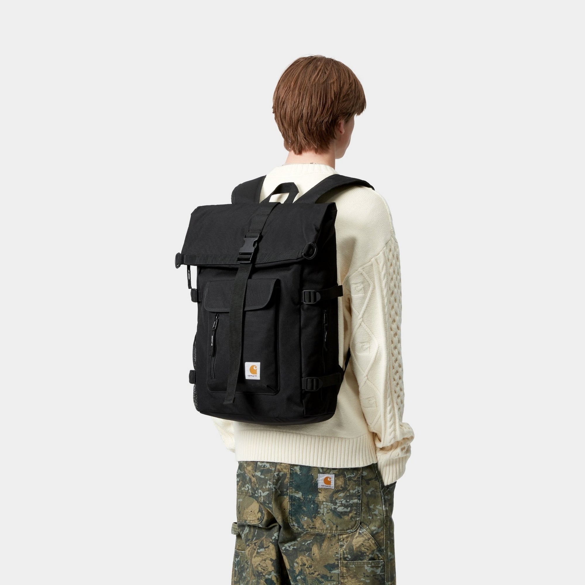 Philis Black Backpack - Stylish & Durable School, Travel & Work Backpack for Men & Women | Perfect for Commuting, Hiking & Everyday Use