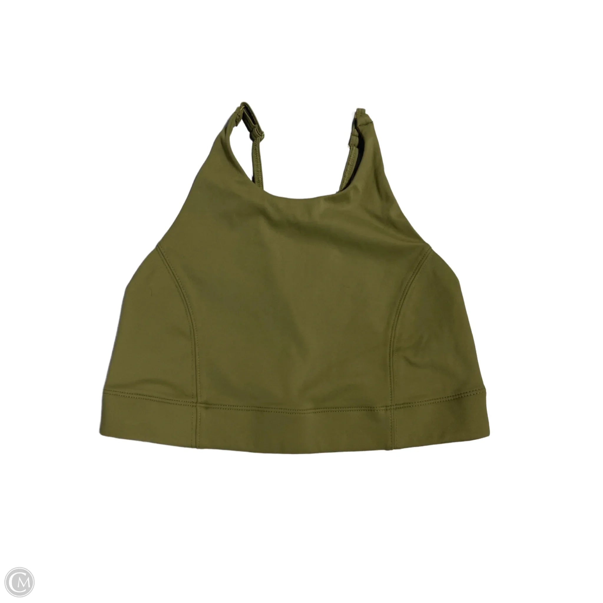 CMC Green Medium Athletic Sports Bra - High Support Workout Bra for Running, Yoga & Gym - Comfortable & Breathable for Active Women