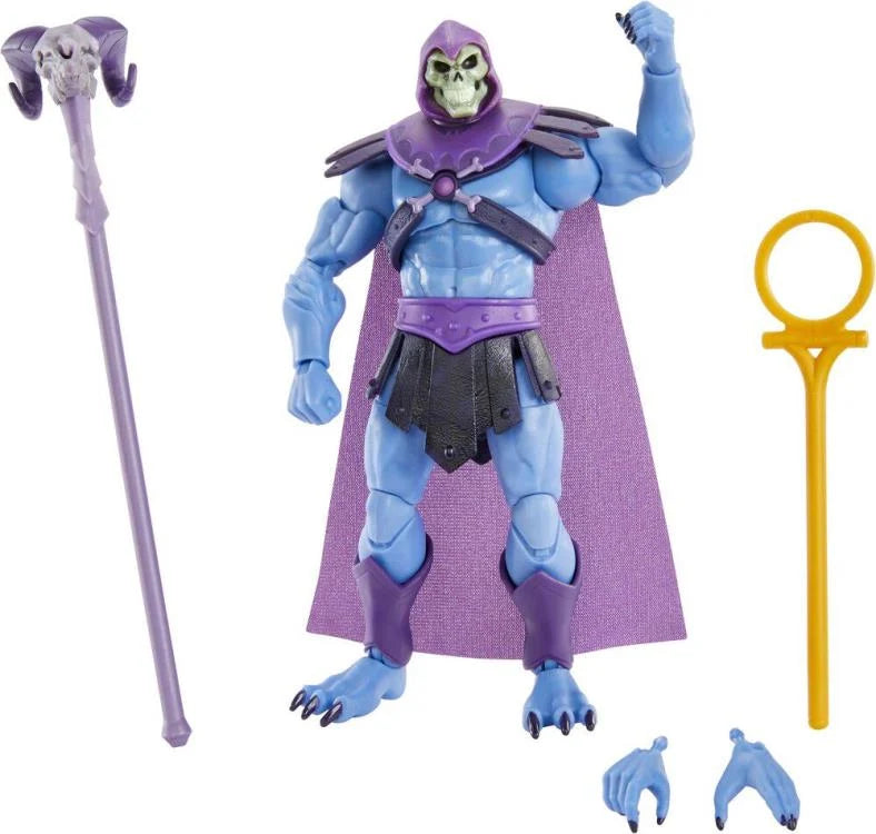Masters of the Universe: Revelation Masterverse Skeletor Action Figure - Collectible He-Man Toy for Fans, Gift for Kids & Adults - Perfect for Display, Play, and MOTU Collections