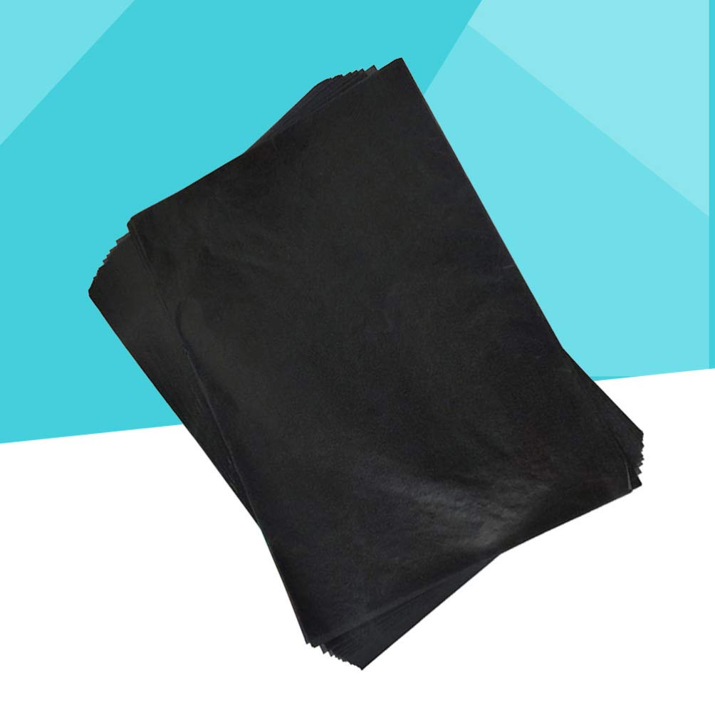 NUOBESTY 100pcs Tracing Paper Carbon Paper Transfer Paper for Jewelry Making, Islamic Favors & Doll Crafts - Black Graphite Transfer Sheets for DIY Projects, Art & Calligraphy | Perfect for Beading, Scrapbooking & Crafting
