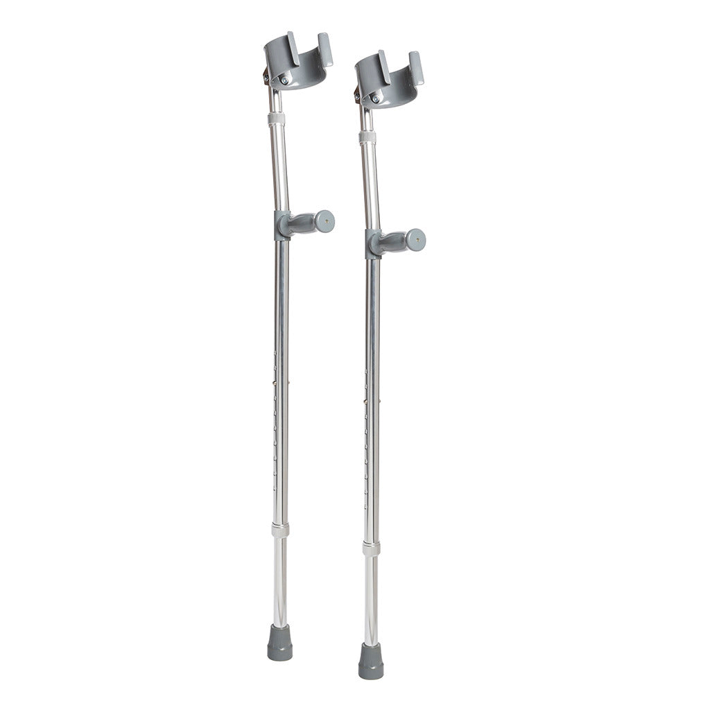 Lightweight Walking Forearm Crutches for Adults & Seniors - Adjustable Mobility Support for Injury Recovery & Daily Use - Ideal for Hiking, Travel & Post-Surgery Rehabilitation
