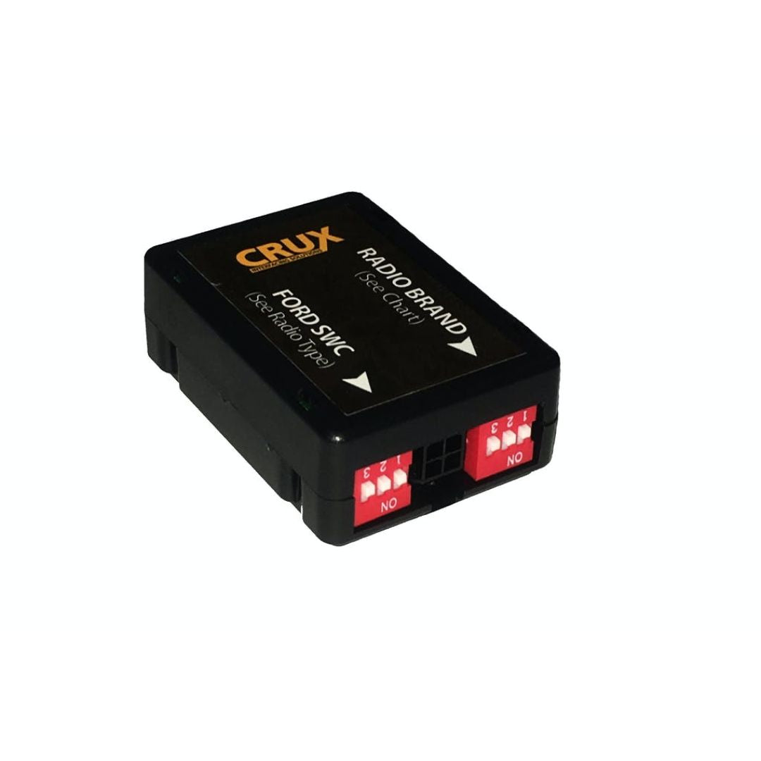 Crux SWRFD 60 Radio Replacement with Steering Wheel Control Retention - Compatible with Select Ford, Lincoln & Mercury Vehicles - Perfect for Car Audio Upgrades & Factory Radio Replacement