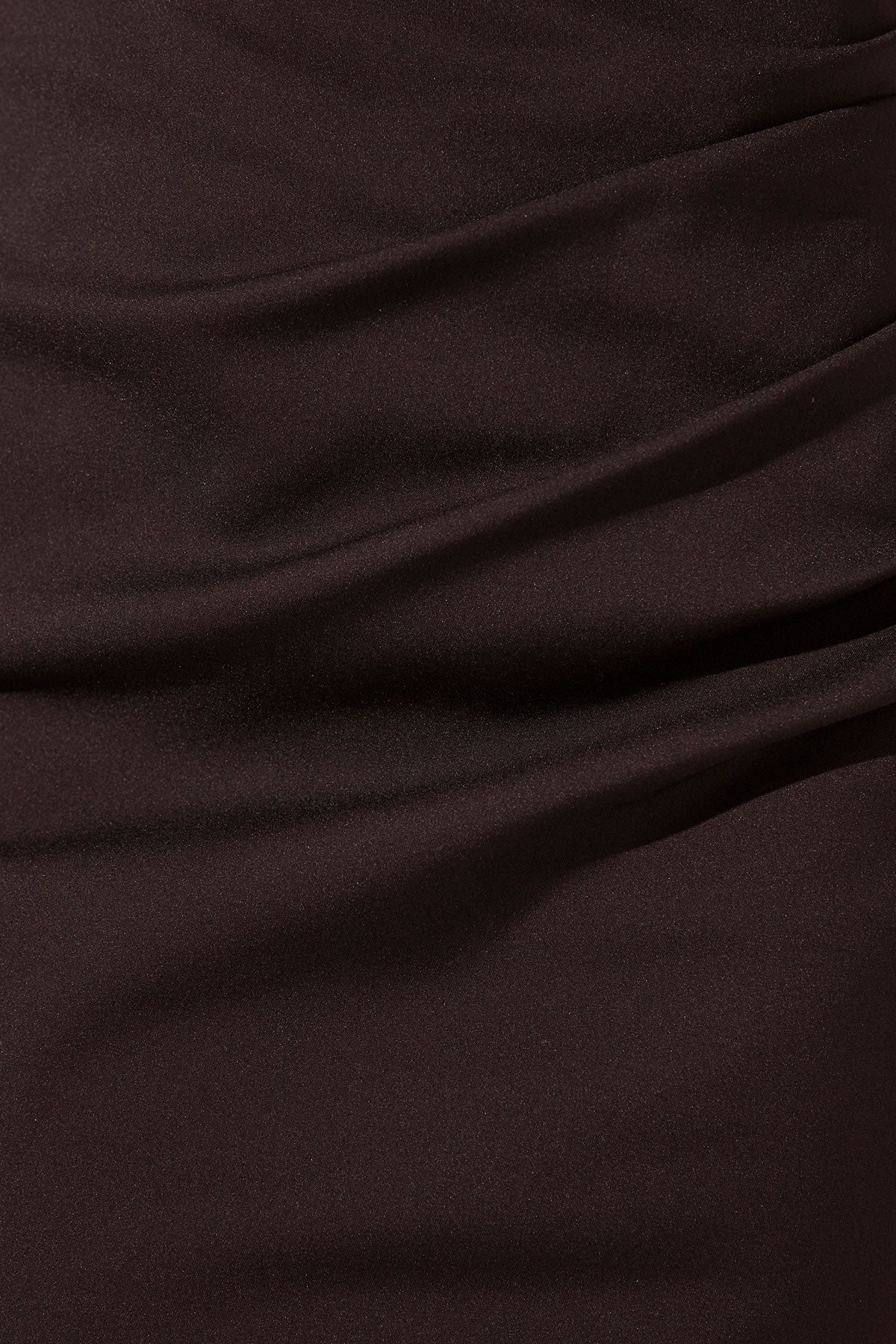 LANI Asymmetrical Gathered Maxi Dress - Black | Elegant Long Evening Dress for Women | Perfect for Parties, Weddings & Special Occasions