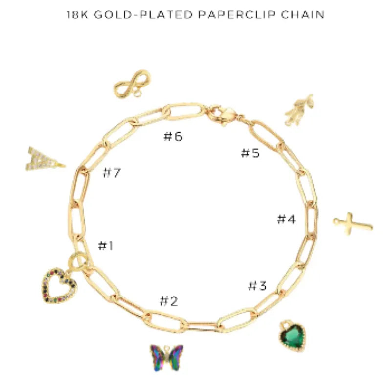 Charm Bracelet with Assorted Charms - Adjustable Silver Bracelet for Women & Girls - Perfect Gift for Birthday, Anniversary & Valentine's Day - $50.00