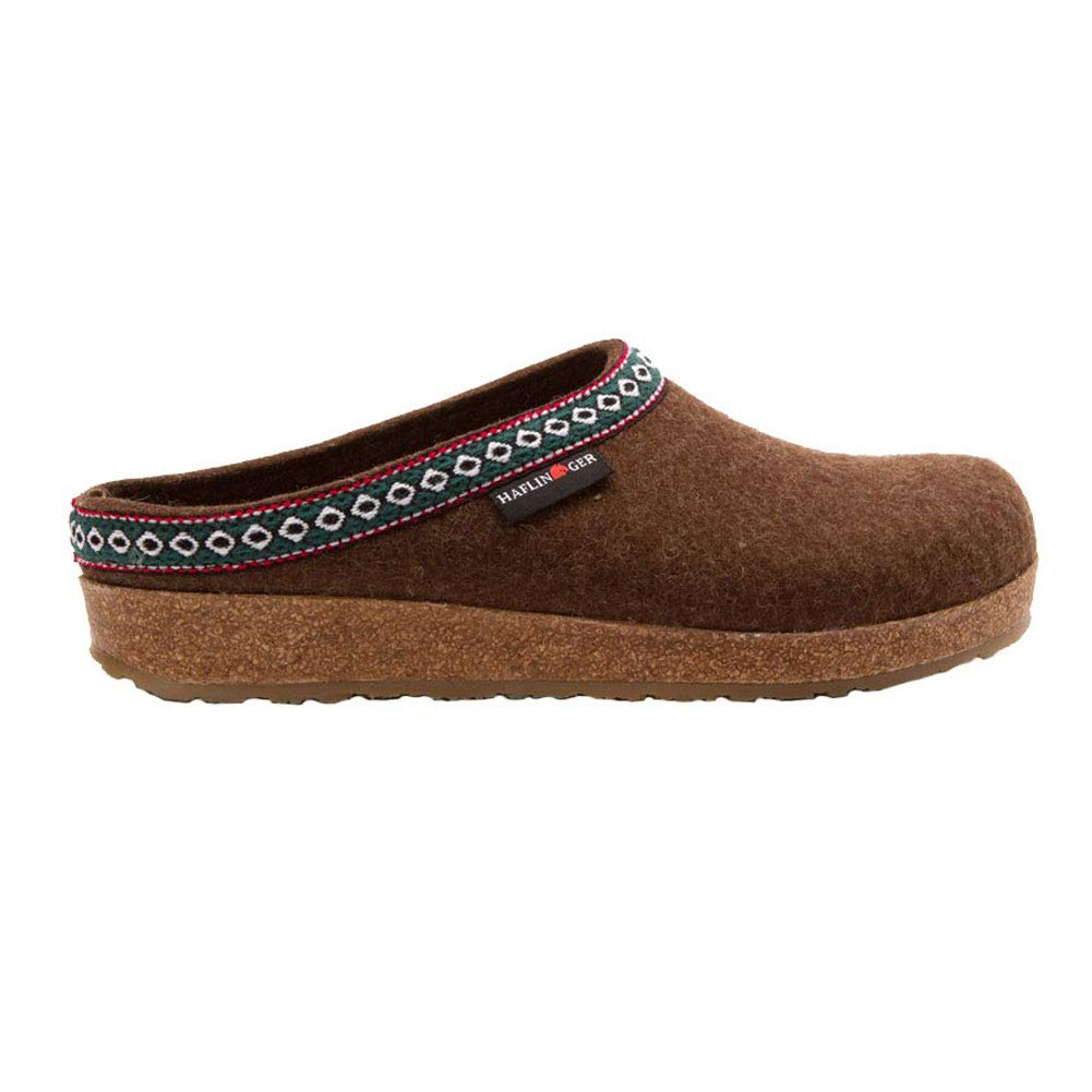 HAFLINGER GZ Unisex Felt Clogs & Mules - Comfortable Indoor/Outdoor House Shoes for Men & Women - Perfect for Home, Spa, Garden & Casual Wear
