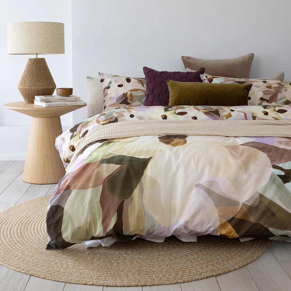 Ambrosia Reversible Quilt Cover Set by Bambury - Luxury Soft Bedding for All Seasons | Perfect for Master Bedroom, Guest Room & Dorm Decor