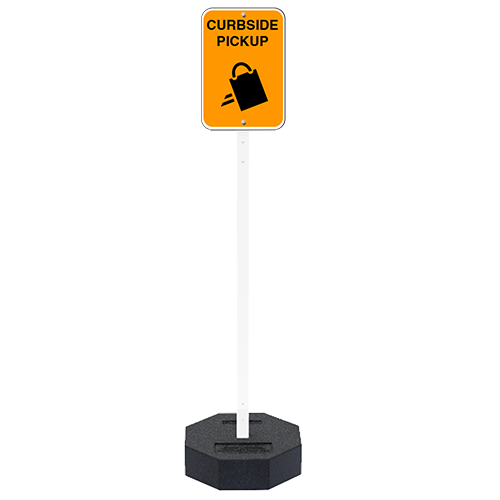 60 LB Heavy Duty Outdoor Portable Parking Lot Sign with 60