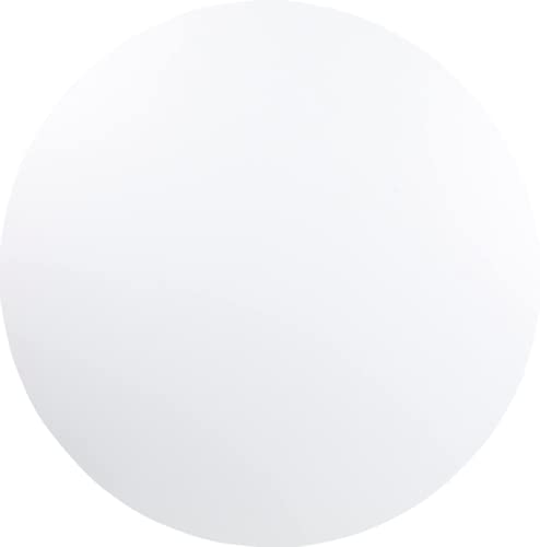 5-Pack Heavy-Duty 6-Foot Round White Granite Plastic Folding Table - Commercial Grade, Foldable for Dining, Kitchen, Outdoor, Party & Events - Durable Portable Table for Restaurants, Catering & Home Use