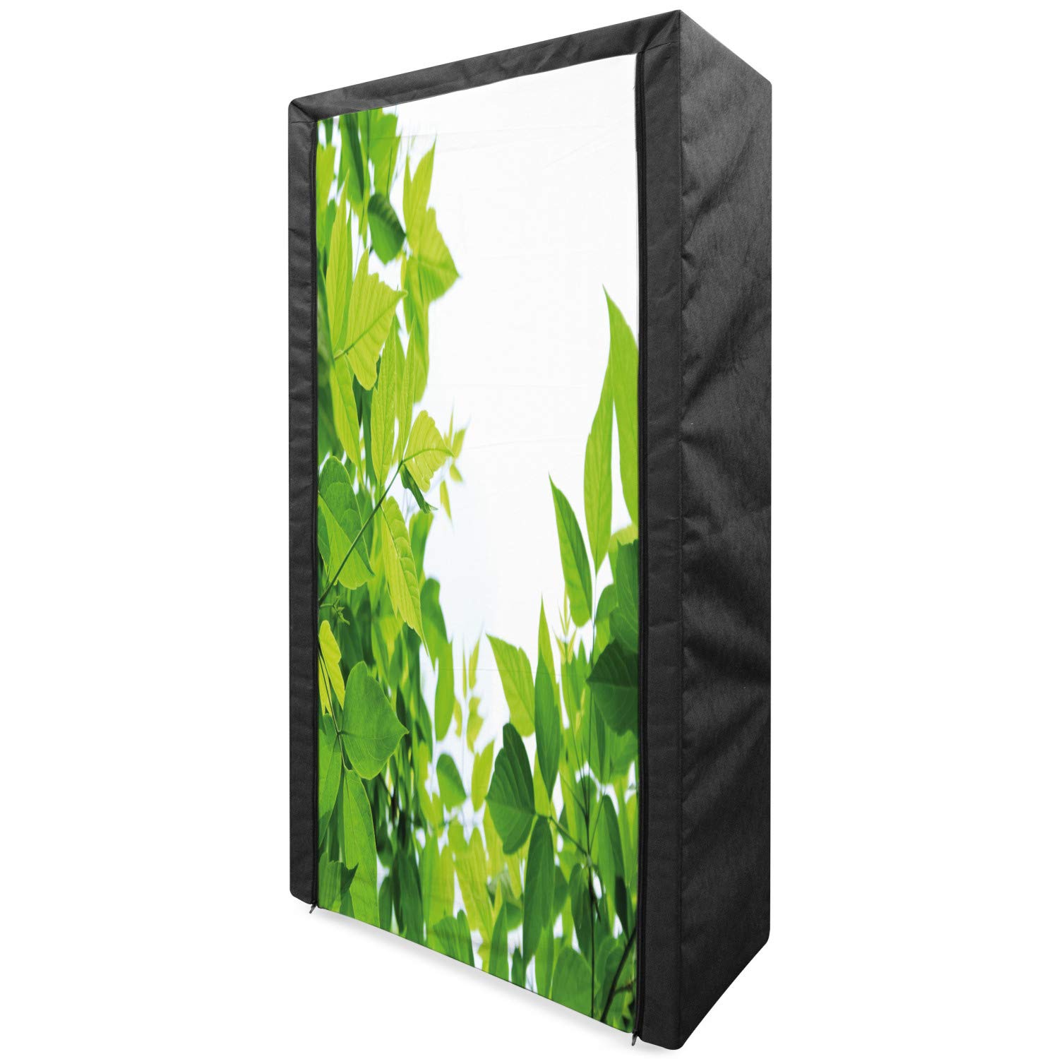 Ambesonne Portable Fabric Wardrobe with Shelves - 33.5