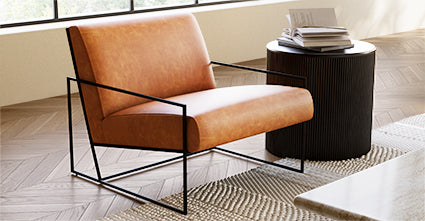 Bo Lounge Chair - Modern Comfortable Recliner for Living Room, Bedroom & Patio - Perfect for Relaxing, Reading & Napping