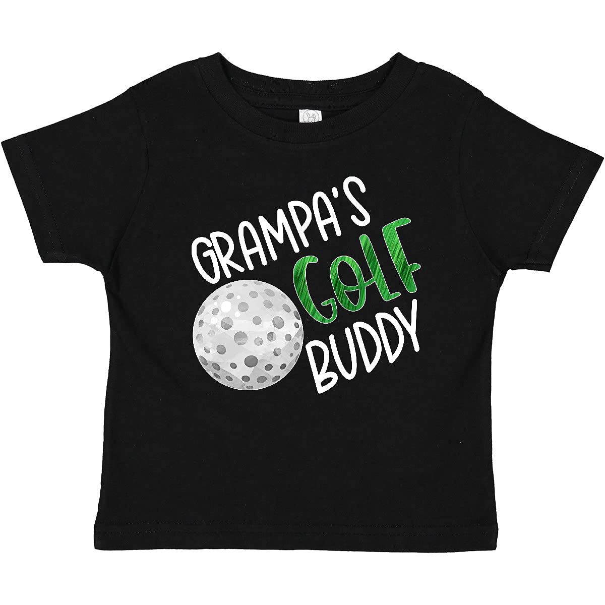 Inktastic Grampa's Golf Buddy with Golf Ball Baby T-Shirt - Cute Golf-Themed Outfit for Toddlers & Infants - Perfect for Golf Tournaments, Father's Day & Family Photo Shoots